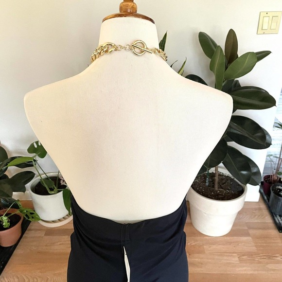 Veronica Beard Dresses Veronica Beard Reze Chain Embellished Ruched